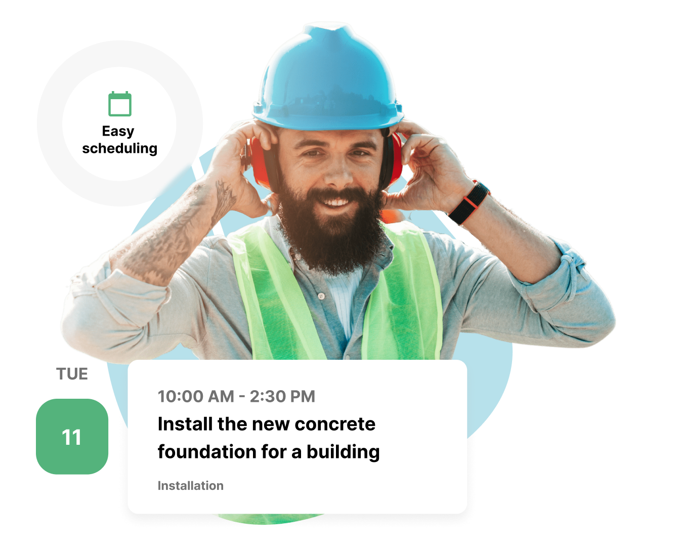 Construction field service software