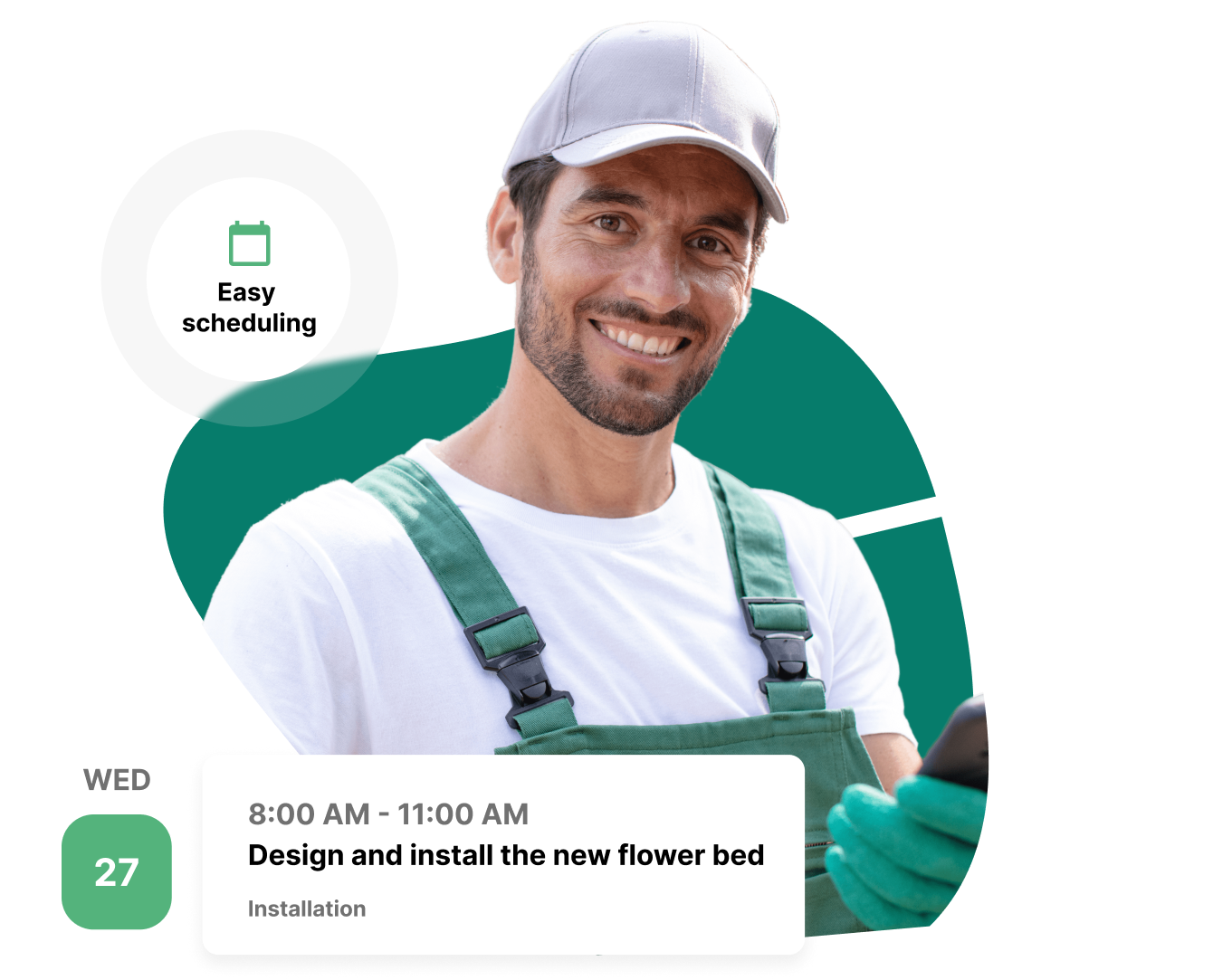 Landscaping field service software
